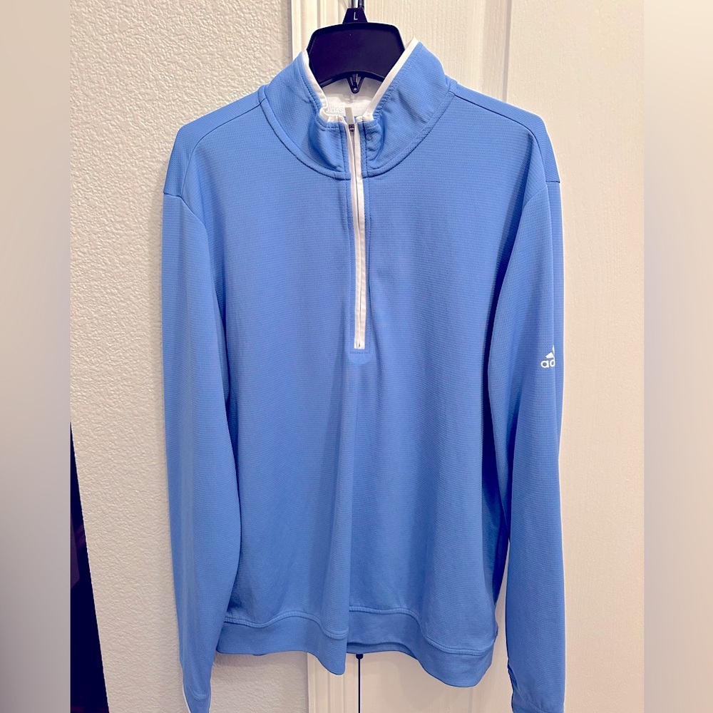 Men’s Adidas quarter zip pullover. Medium. Barely worn.